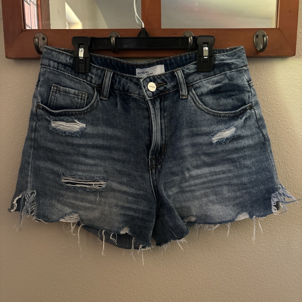 Denim Blue Jean Shorts